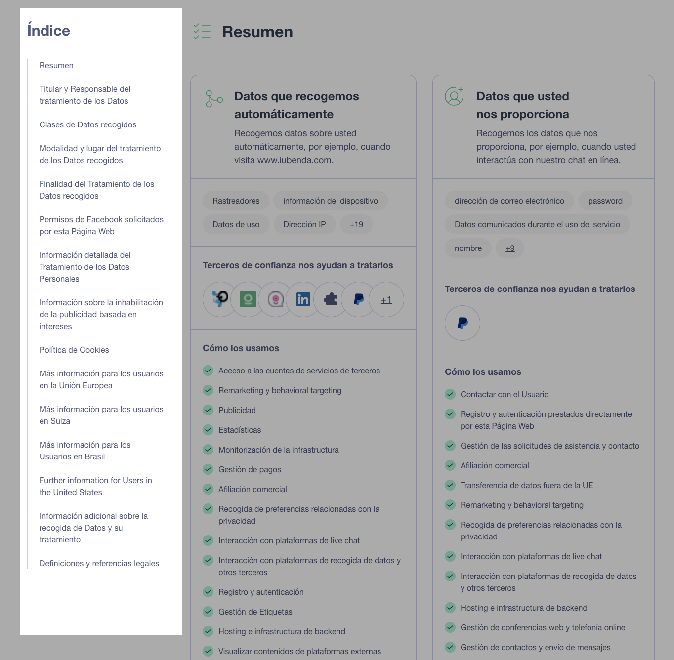 new design table of content