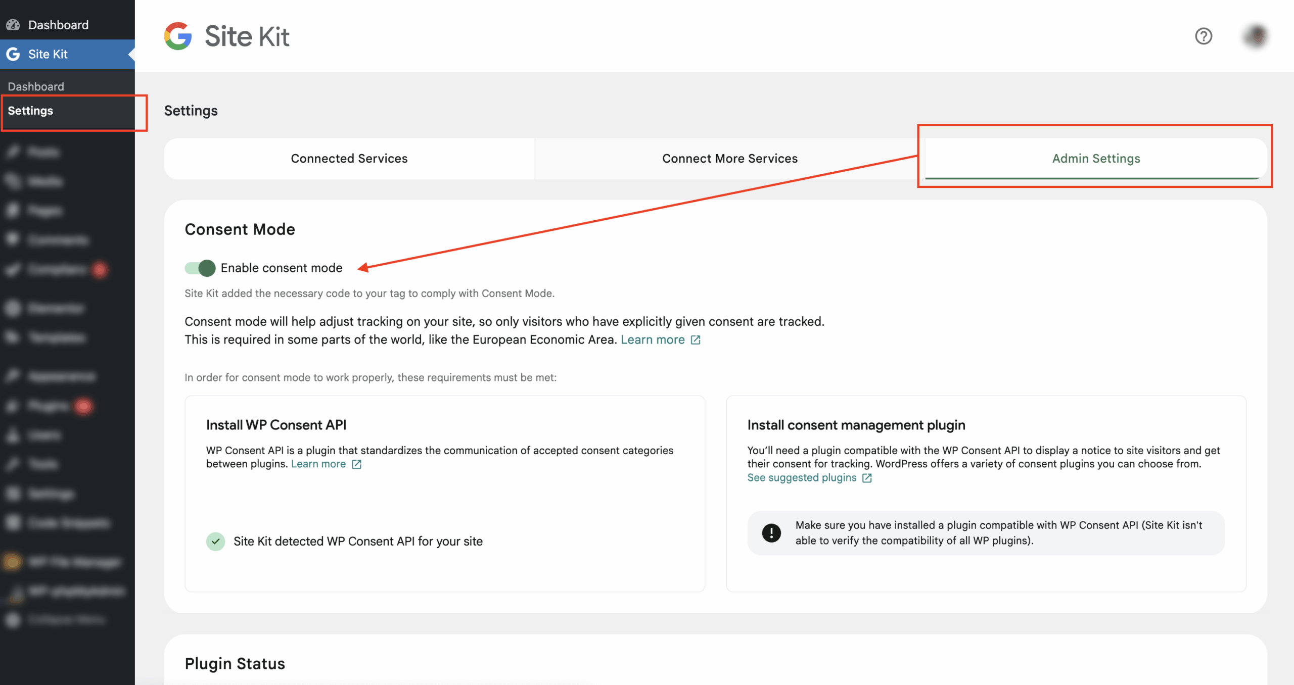 Baukasten aktivieren